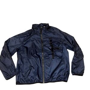 Nike Sportswear Tech Woven Mens Large Navy N24 Packable Jacket FB7903-010 $150